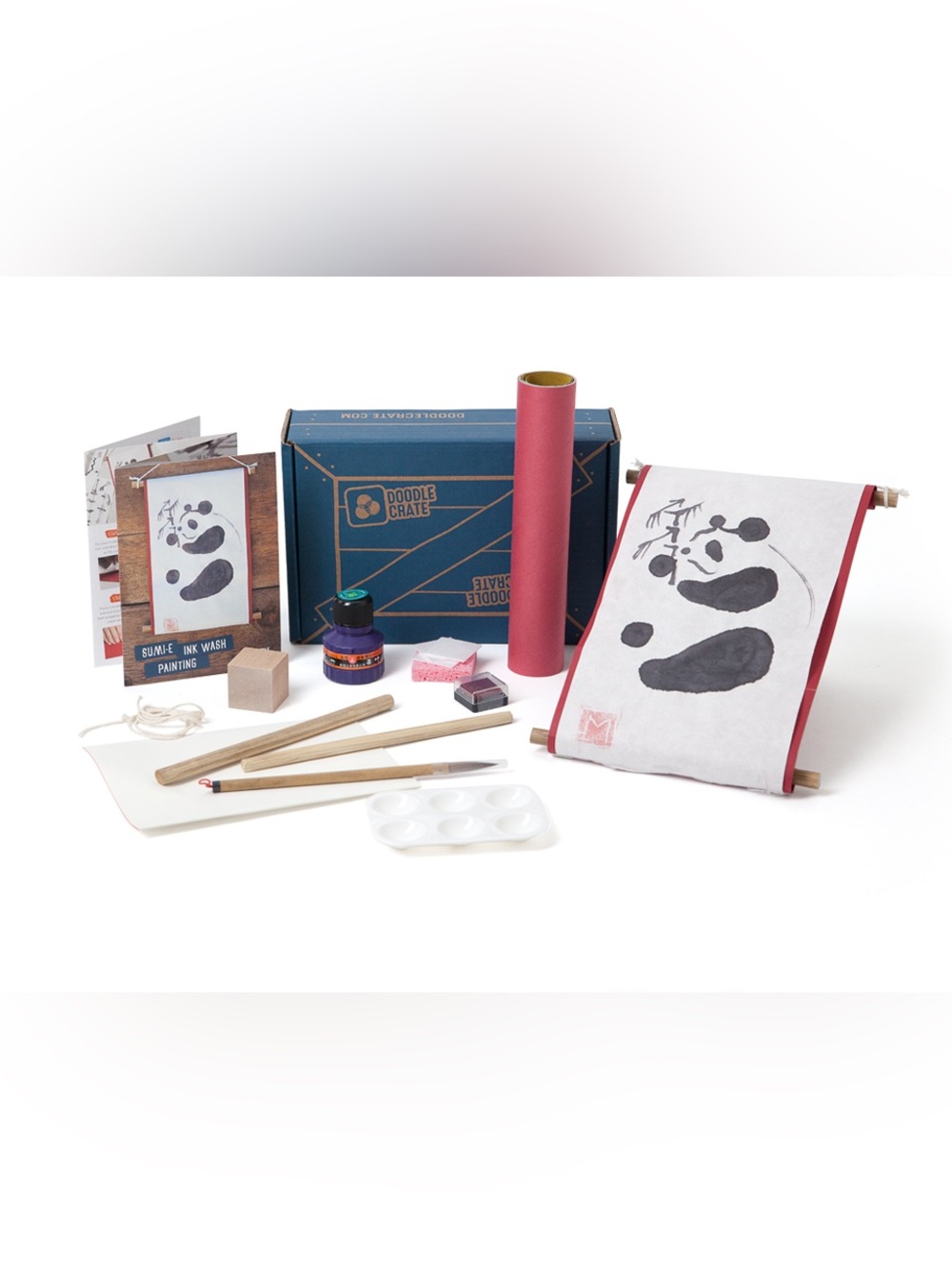 KiwiCo Studio Sumi-E Paintings Kit | NEW Sealed Japanese Ink Wash Art Set